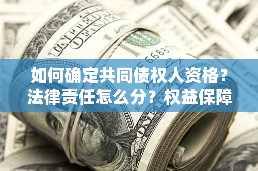 济南如何确定共同债权人资格？法律责任怎么分？权益保障技巧揭秘！