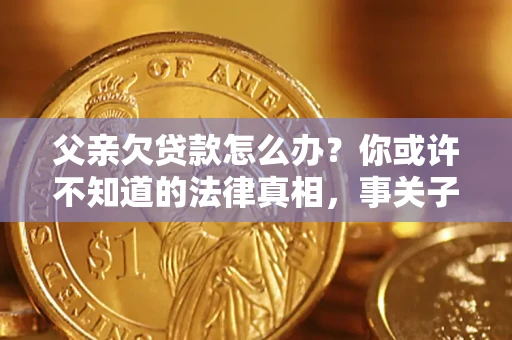 济南父亲欠贷款怎么办？你或许不知道的法律真相，事关子女未来