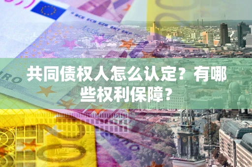 济南共同债权人怎么认定？有哪些权利保障？