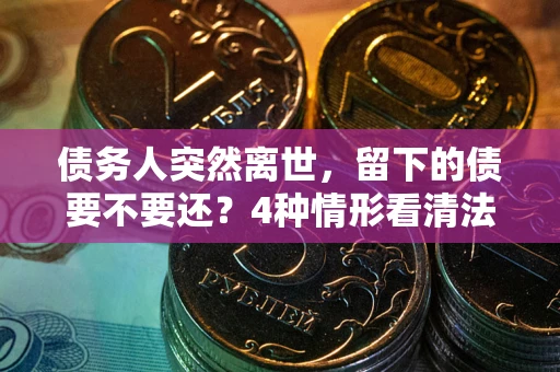 济南债务人突然离世，留下的债要不要还？4种情形看清法律判决