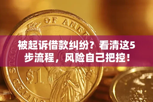 济南被起诉借款纠纷？看清这5步流程，风险自己把控！